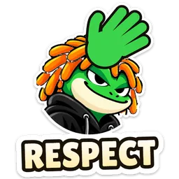 Pippy sticker: respect