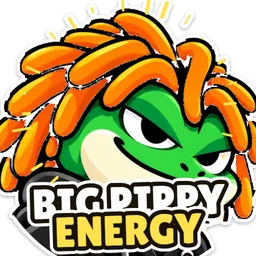 Pippy sticker: big pippy energy