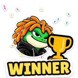Pippy sticker: winner